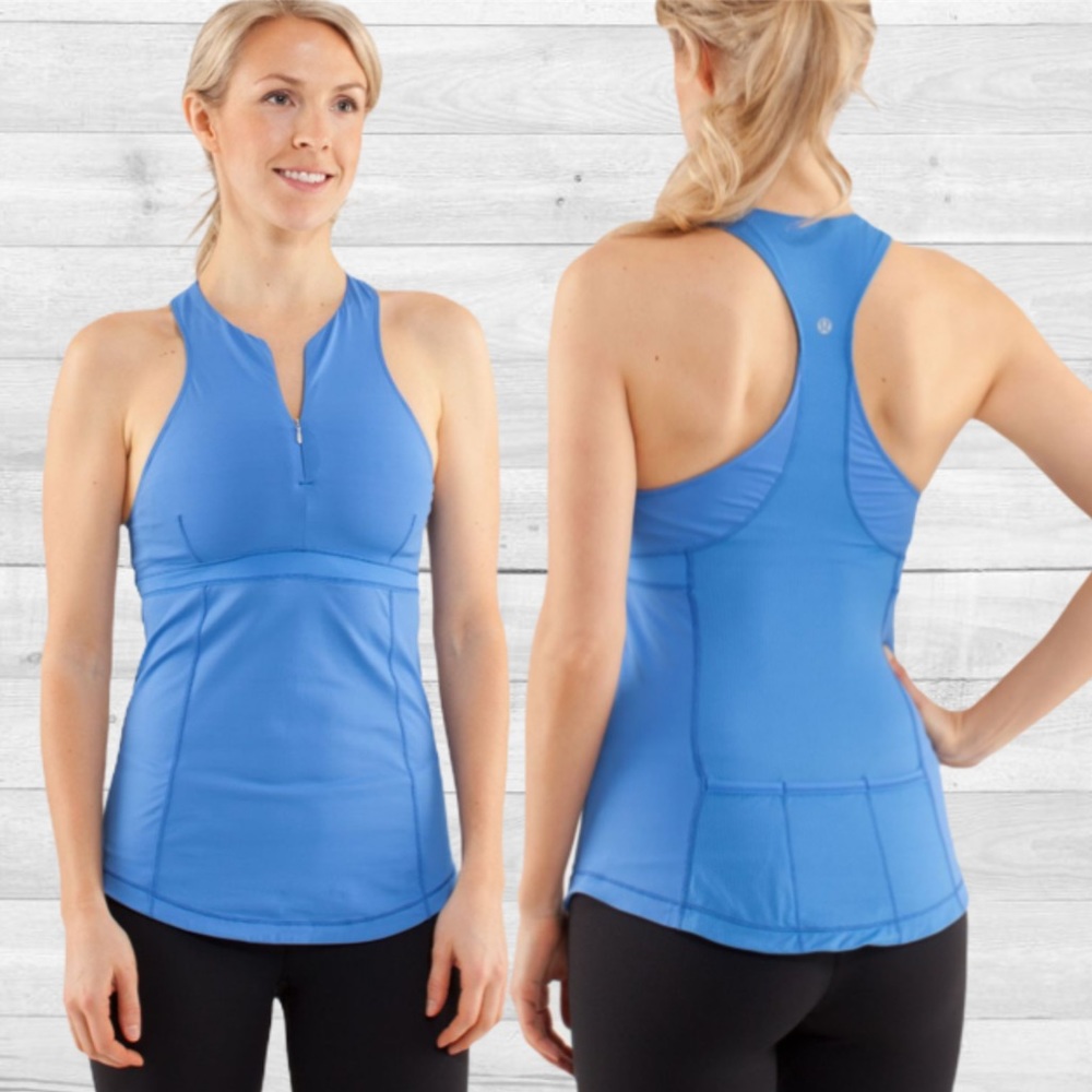 Lululemon zip up running tank top accepting any acceptable offer!